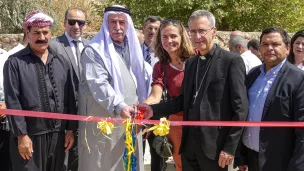 Mgr Olivier de Germay en visite en Irak - © RCF Lyon