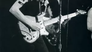 Johnny Winter au Santa Monica Civic Auditorium en 1969.