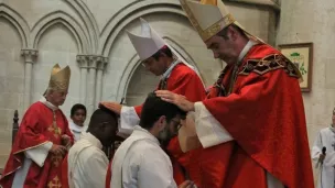 L'abbé Mehdi Riffi fut ordonné prêtre le 29 juin 2020 des mains de Mgr Jacques Habert, alors évêque de Séez @Diocèse de Séez