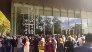 La foule était nombreuse pour l'inauguration de la nouvelle MCB © RCF - Guillaume Martin Deguéret.