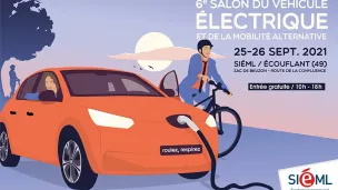 Affiche du 6ème salon du véhicule électrique