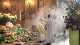 La messe de la Saint-Fiacre lors d'une édition précédente.