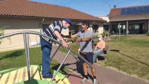 Parcours sportif à la MARPA la Verchère à Pont de Vaux