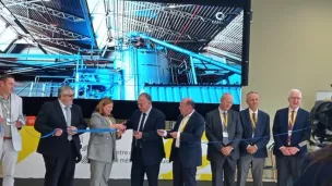 Inauguration du démonstrateur industriel par les dirigeants de Carbios