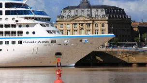 Une soixantaine de bateaux de croisière par an s'arrêtent dans le port de Bordeaux ©Jonathan VINDIOLET