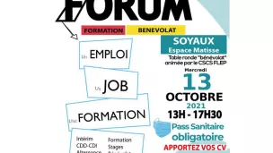 7e forum emploi formation bénévolat Soyaux