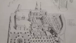 Abbaye de Saint-Calais © Archives diocésaines du Mans