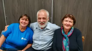 Yvonne Belaundé, Bernard Pinaud et Marie-Jo Gautier