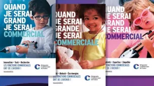 Les Dirigeants et Commerciaux de France - campagne de communication Les fonctions commerciales ont de l'avenir.