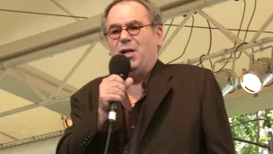 Claude Nougaro au Paris Jazz Festival en juin 2003.