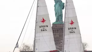 Le bateau Grain de Sail arrivant à New-York  ©Bjoern_Kils_Grain_de_Sail