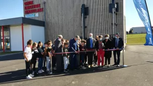 Une classe de CM2 de l'école de Parçay-Meslay a inauguré le centre d'énergies renouvelables qui accueille des scolaires.