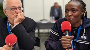 Mariam Sibidé et  Daniel Mroczkowski représentant le TFOC (Terville Florange Olympique Club) 