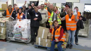 L'équipe de la Banque alimentaire. DR