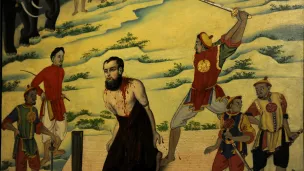 Décapitation de saint Pierre Borie (24 novembre 1838 Vietnam), crypte des Missions étrangères de Paris ©P.RAZZO/CIRIC