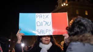 Le 19 février 2019, manifestation contre l'antisémitisme place de la République, Paris ©Olivier DONNARS/CIRIC