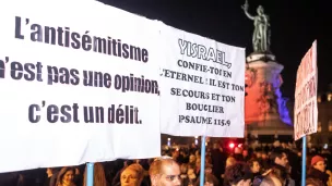 19 février 2019: Manifestation contre l'antisémistisme place de la République/ Olivier DONNARS/CIRIC