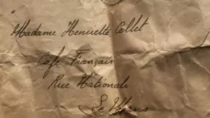 Lettre adressée à Henriette Collet en 1943