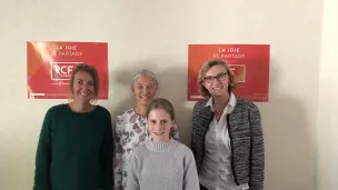 Svenja Lhez, Zoé Ménagé et Valérie Strohmenger.