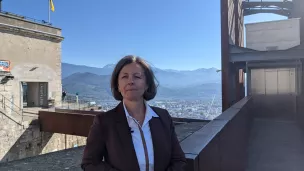 Valérie Drezet-Humez le 18 octobre 2021 sur le site de la Bastille à Grenoble