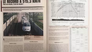 © 1990 Record de vitesse du TGV