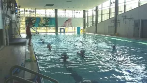 L'opération Comme un poisson dans l'eau à la piscine du lac /photo: Laurène Rocheteau