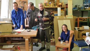 L'atelier bois du centre social de Kérourien à Brest © Christophe Pluchon, 2021