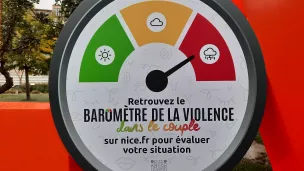 Le baromètre est composé de plusieurs couleurs pour sensibiliser les couples - Photo RCF