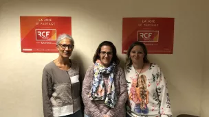 De gauche à droite : Valérie Simon, Vanessa Jeannot et Elodie Gracia