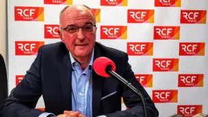 Marc Soulé, Président de RCF au micro de la Matinale