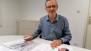 Gérard Labonne, secrétaire de la section du parti communiste de Vichy