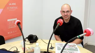 Sébastien Boistel dans les studios de Dialogue RCF à Marseille - Robert Poulain