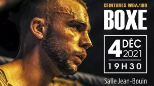 Affiche du match de boxe