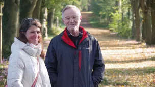 Elsa Josse, élue de la commune en charge des questions environnementales à Beaupréau-en-Mauges et Bernard Chevalier, président du Grahl, le Groupe de Recherches et d’Archivage en Histoire Locale © RCF Anjou