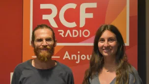 Pauline Bagot et Morgan Renault, membre de Solidarifood ©RCF Anjou