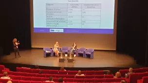 Un programme de conférences et d'ateliers étaient proposés aux dirigeants d'entreprise.