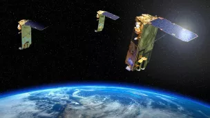 Avec les satellites CERES, la France se dote d’un système unique en Europe pour le renseignement d’origine électromagnétique Crédits : CERES-www.defense.gouv.fr