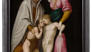 Vierge avec l’Enfant Jésus, sainte Elisabeth et saint Jean baptiste, Jean Boucher de Bourges © Abbaye Royale de l'Épau