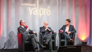 (de gauche à droite) Pascal Mailhos, Bernard Cazeneuve et Jean-Baptiste Cocagne © tekoaphotos
