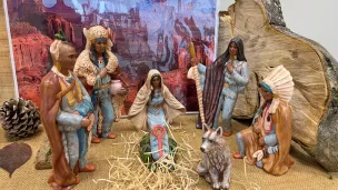 Une des crèches du monde exposée au Bon Pasteur à Angers © Facebook Musée du Bon Pasteur