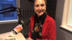 Daniele Behr dans les studios de RCF à Metz