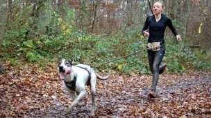 Manon Richand et Newboy lors d'une course le 5 décembre 2021 - Crédit photo Clémence Solazzi 