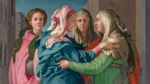 Visitation de la Vierge Marie à sa cousine Élisabeth, Pontormo ©Wikimédia commons