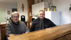 Jacqueline Feunteun et Ronan Tronez, membres de l'association, dans un espace entièrement restauré et aménagé