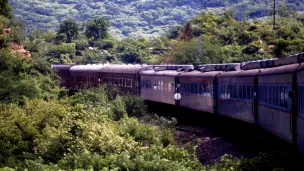 Le train Chihuahua al Pacifico (Mexique), photo A et J.Braunstein