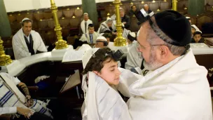 Célébration d'une bar-mitzvah à Paris, en 2017 ©Benjamin BARDA/CIRIC