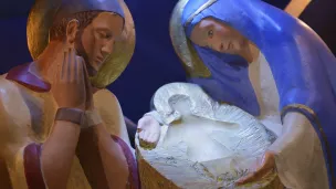 Crèche sans l'Enfant Jésus ©Corinne SIMON/CIRIC