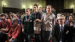 Remise de la Lumière de la Paix de Bethléem, le 11/12/2016, église réformée du Saint-Esprit, Paris - Crédit : Corinne SIMON/CIRIC