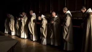 A l'abbaye Saint-Pierre de Solesmes, le chant grégorien fait partie intégrante de la liturgie de Noël