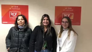 Inès, Camille et Annabelle